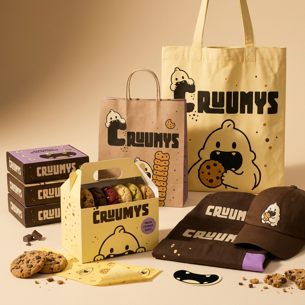 Crummys — sistema de packaging